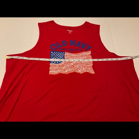 Old Navy Red and Blue 2XL Tank Tops - Picture 8 of 12